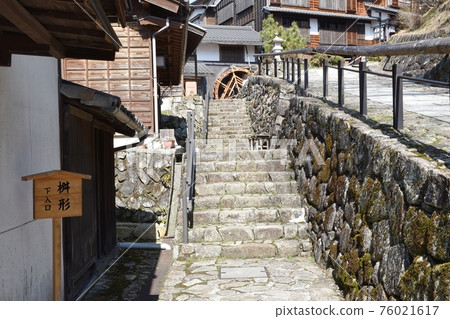Magome-juku Masugata lower entrance Magome-juku Masugata lower entrance 76021617