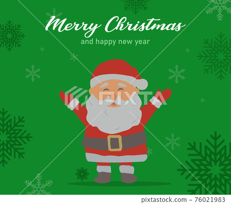 Funny happy Santa Claus Funny happy Santa Claus 76021983