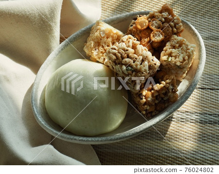 Korean traditional food Gangjeong and Hobbang 76024802