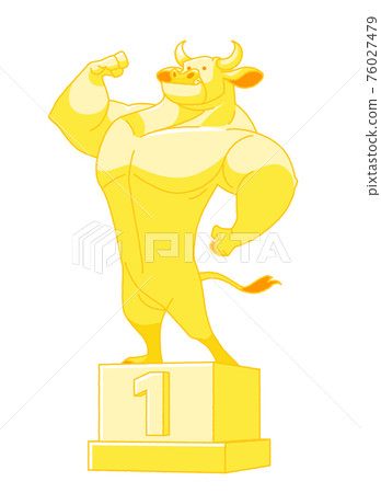 Happy new year 2021 year of the ox, Chinese zodiac symbol illustration 010 Happy new year 2021 year of the ox, Chinese zodiac symbol illustration 010 76027479