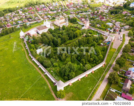 Aerial view of Goritsky Assumption Monastery, Pereslavl-Zalessky Aerial view of Goritsky Assumption Monastery, Pereslavl-Zalessky 76028660