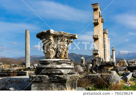 Temple of Aphrodite in Aphrodisias ancient city, Turkey. Temple of Aphrodite in Aphrodisias ancient city, Turkey. 76029624