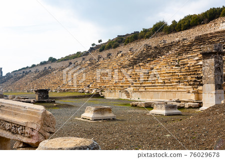 Stadium of Kibyra in Golhisar. Turkey 76029678