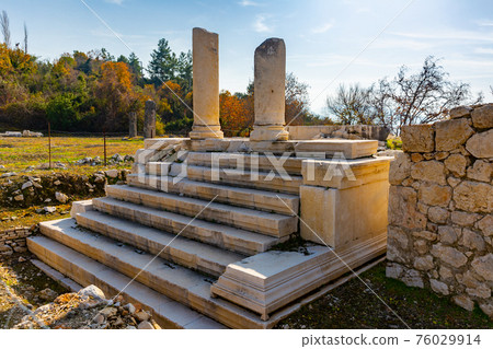 Ruins of Cronus temple in Tlos Ruins of Cronus temple in Tlos 76029914