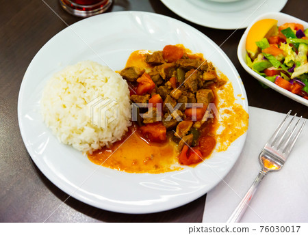 Turkish meat delicacy Choban Kavurma. Turkish meat delicacy Choban Kavurma. 76030017