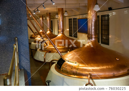 Tanks for storage and fermentation of beer in beer factory 76030225