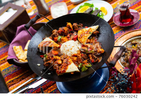 lamb meat saute coban kavurma 76030242