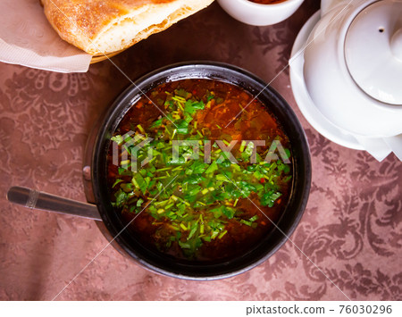 Popular Georgian soup Kharcho 76030296