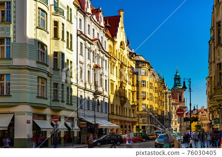 Street view of Prague, Czech Republic Street view of Prague, Czech Republic 76030405