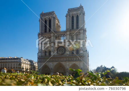 Notre Dame Cathedral a Catholic cathedral, famous landmark in France 76030796