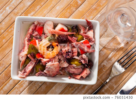 Seafood salad Salpicon de marisco Seafood salad Salpicon de marisco 76031430