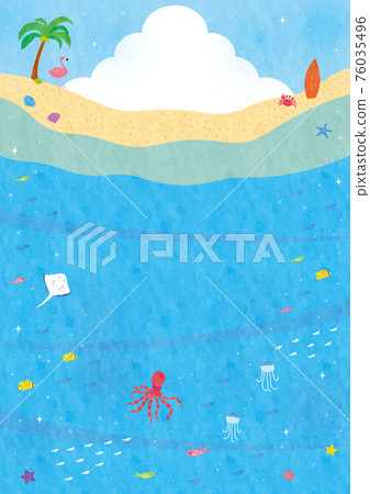 Summer Material 2021 (Underwater & Beach) Letterless Tech 76035496