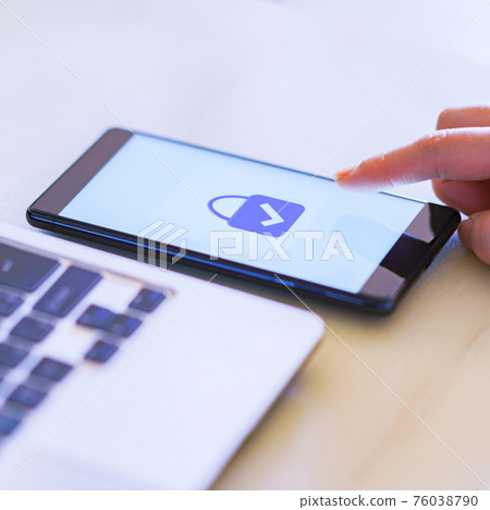 Smartphone authentication lock verify 76038790