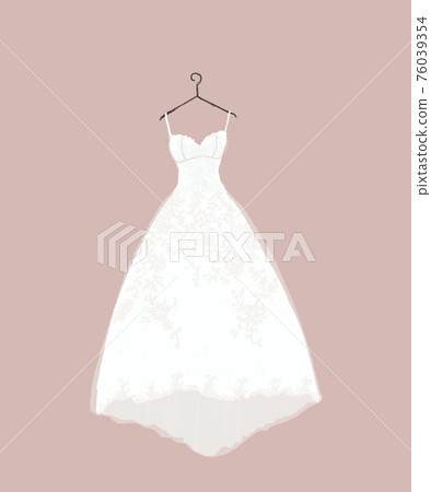 Wedding dresses, dresses, bridal gowns, weddings, wedding dresses hung on hangers 76039354