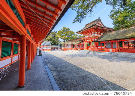 Spring Usa Jingu, Usa City, Oita Prefecture 76040754