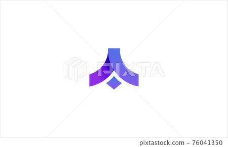 letter A Modern Monogram Logo Vector letter A Modern Monogram Logo Vector 76041350