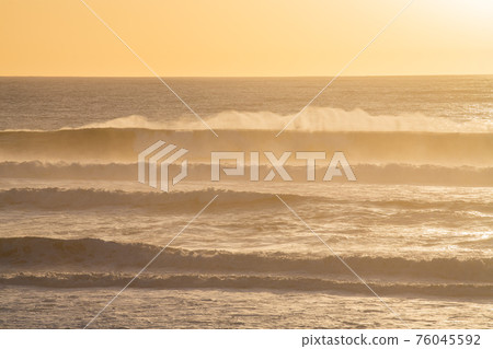 The beach of Carcans, near Lacanau, on the French Atlantic coast The beach of Carcans, near Lacanau, on the French Atlantic coast 76045592