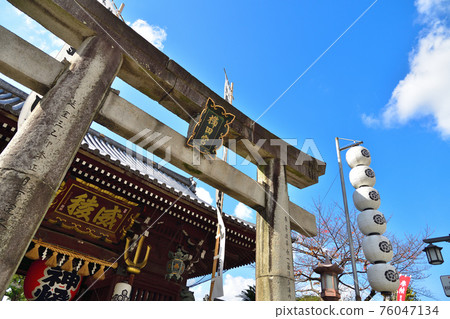 Torii of Kushida Shrine: Fukuoka Torii of Kushida Shrine: Fukuoka 76047134