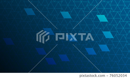 Digital blue geometric abstract background with... - Stock Illustration ...