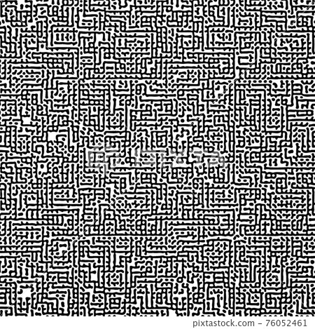 Cyclic Symmetric Multiscale Turing Pattern. Monochrome texture Cyclic Symmetric Multiscale Turing Pattern. Monochrome texture 76052461