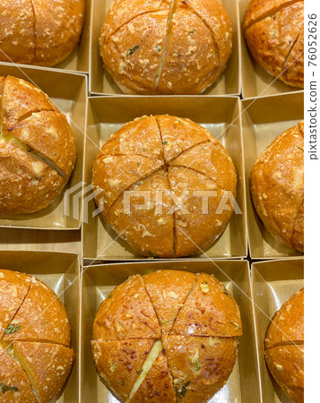 Full frame photo of Korean Garlic and Cheese Bread - Yugjjog Maneulppang Full frame photo of Korean Garlic and Cheese Bread - Yugjjog Maneulppang 76052626