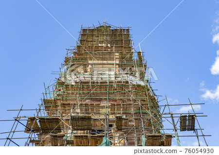 Exterior of the historic Trinity Cathedral in Yakhroma. Russia 76054930