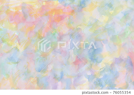 Colorful watercolor background 76055354