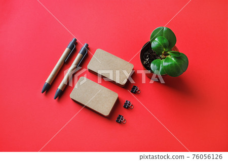 Kraft stationery, plant Kraft stationery, plant 76056126