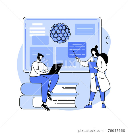 HPV education programs abstract concept vector illustration. HPV education programs abstract concept vector illustration. 76057668