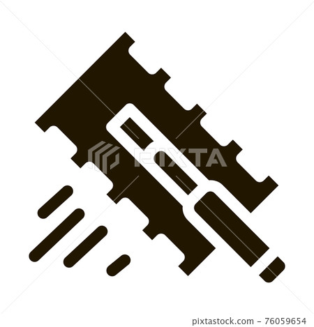 tile scraper icon Vector Glyph Illustration 76059654