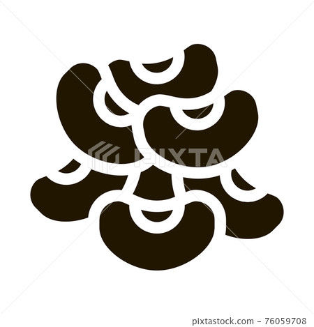 bean grains icon Vector Glyph Illustration bean grains icon Vector Glyph Illustration 76059708