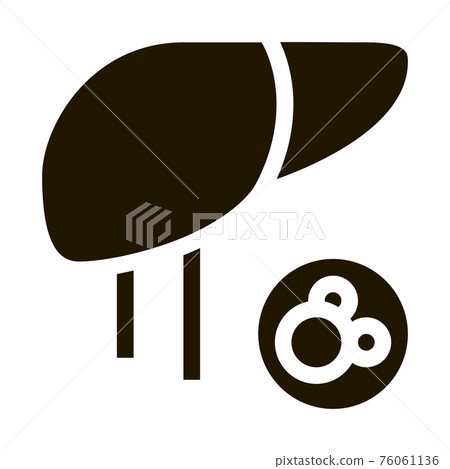 human liver icon Vector Glyph Illustration human liver icon Vector Glyph Illustration 76061136