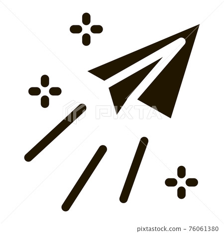 paper airplane message icon Vector Glyph...-插圖素材 [76061380] - PIXTA圖庫