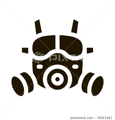 safety vest icon Vector Glyph Illustration 76061461