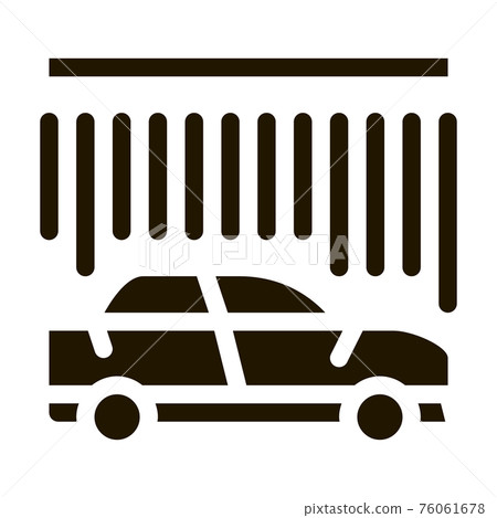 continuous car wash icon Vector Glyph Illustration continuous car wash icon Vector Glyph Illustration 76061678
