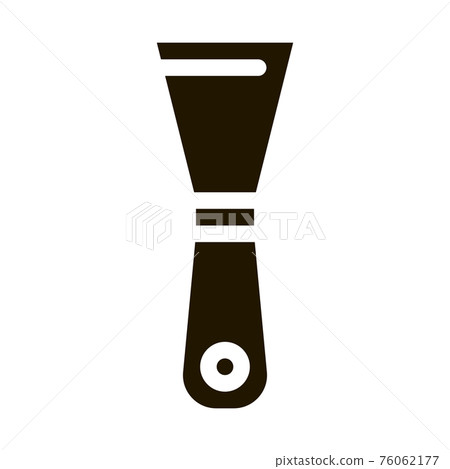 pottery spatula icon Vector Glyph Illustration pottery spatula icon Vector Glyph Illustration 76062177