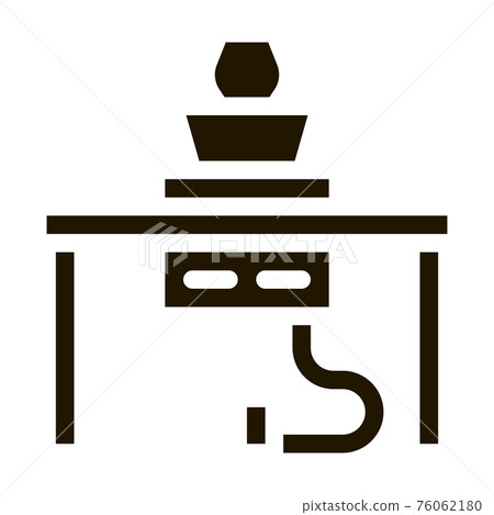 electric pottery wheel icon Vector Glyph Illustration electric pottery wheel icon Vector Glyph Illustration 76062180
