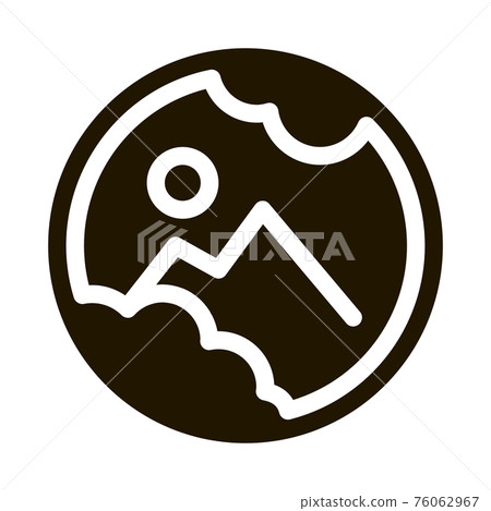 Eyeball Damage Icon Vector Glyph Illustration 76062967
