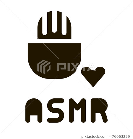 Neon Autonomous Sensory Meridian Response, ASMR Logo or Icon. Microphone  and Heart Shaped Earphones, As a Symbol of Stock Vector - Illustration of  icon, health: 144694001