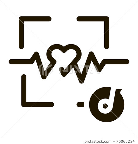 Effect of Music on Heart Illustration Effect of Music on Heart Illustration 76063254