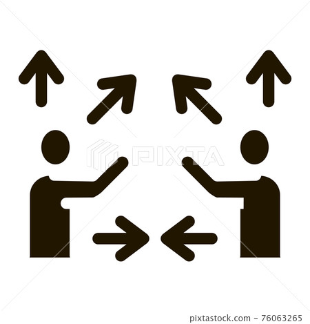 Gesture Battle Icon Vector Glyph Illustration Gesture Battle Icon Vector Glyph Illustration 76063265