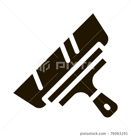 Palette Knife Icon Vector Glyph Illustration Palette Knife Icon Vector Glyph Illustration 76063291