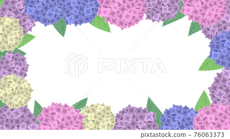 Hydrangea frame - Stock Illustration [76063373] - PIXTA