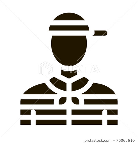 Gondolier Human Icon Vector Glyph Illustration 76063610