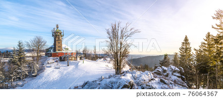 Tanvaldsky Spicak in winter 76064367