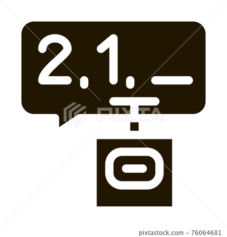 Countdown To Bang Icon Vector Glyph Illustration Countdown To Bang Icon Vector Glyph Illustration 76064681