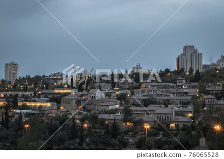 Jerusalem - Yemin Moshe at Night Jerusalem - Yemin Moshe at Night 76065528