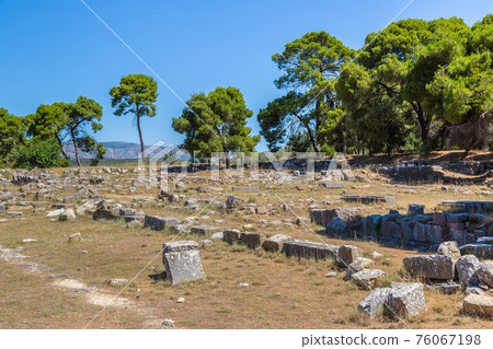 Ruins in Epidavros, Greece 76067198