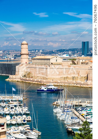 Saint Jean Castle and Cathedral de la Major in Marseille Saint Jean Castle and Cathedral de la Major in Marseille 76067496