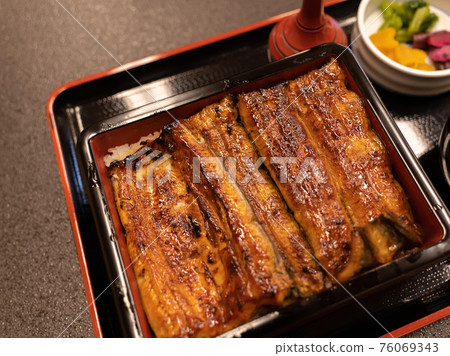 鰻魚 Kabayaki 特寫 鰻魚 Kabayaki 特寫 76069343
